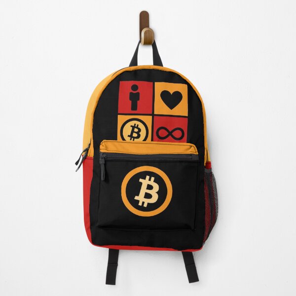 Item preview, Bitcoin Love in Squares, Black designed and sold by yashik.
