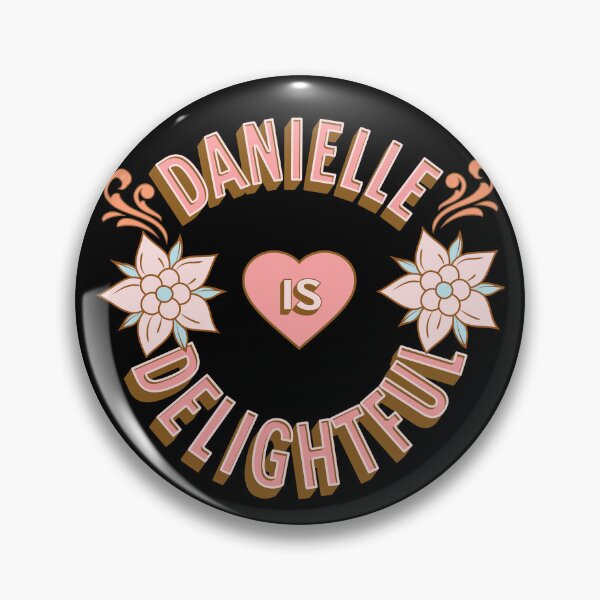 Item preview, Danielle is Delightful - First Names - Birthday Gifts - Alliteration Fans designed and sold by epicthoughts.