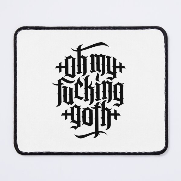 Item preview, Oh my fucking goth / OMFG No.2 (black) designed and sold by Mystic-Land.
