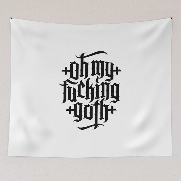 Item preview, Oh my fucking goth / OMFG No.2 (black) designed and sold by Mystic-Land.