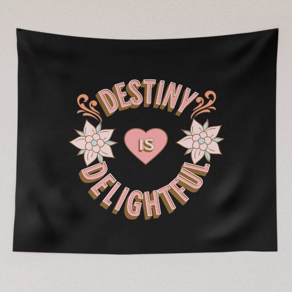 Item preview, Destiny is Delightful - First Names - Birthday Gifts - Alliteration Fans designed and sold by epicthoughts.