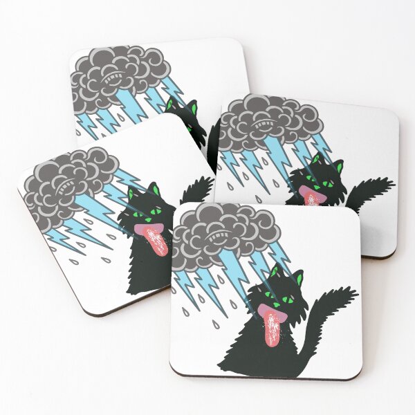 Item preview, Cat Lightning, Black Cat,  Lightnings designed and sold by ColorCreation4u.