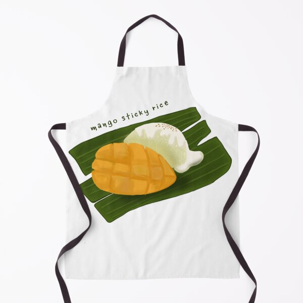 Item preview, Mango sticky rice on banana leaf designed and sold by PearlEleven.