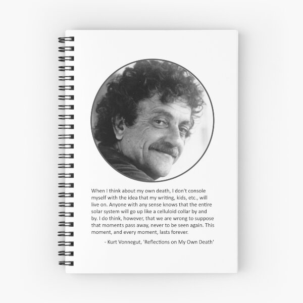 Item preview, Kurt Vonnegut quote (without background) designed and sold by MichaelEpp.