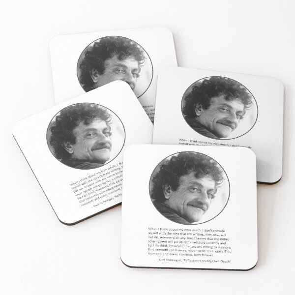 Item preview, Kurt Vonnegut quote (without background) designed and sold by MichaelEpp.
