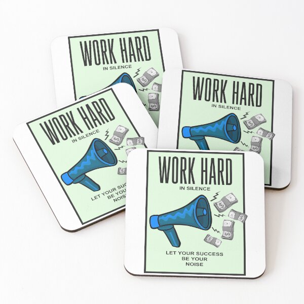 Item preview, Work Hard In Silence Success Money Art designed and sold by SuccessHunters.
