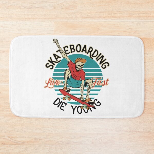 Item preview, Skater Skeleton | Live Fast Die Young designed and sold by ashleyherkie.