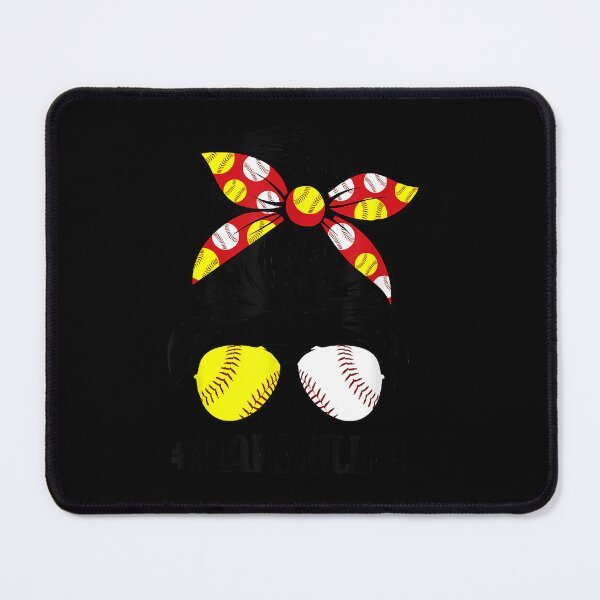 Item preview, Nanny Life Messy Bun Softball Baseball Funny Mother's Day T-Shirt designed and sold by gladttkeal.