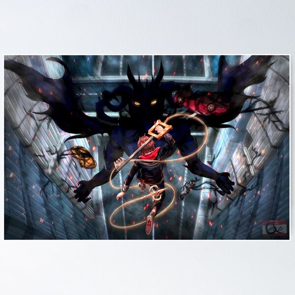 Vista previa del artículo con la obra «Nuevos comienzos (Kingdom Hearts 4)», diseñado y vendido por Christopher Adcock.
