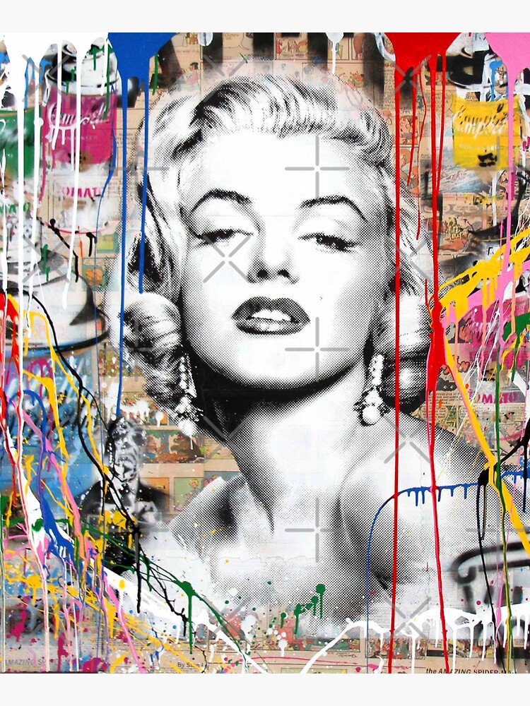 Create the ultimate artwork with our Marilyn Monroe Pop Art Stencil!