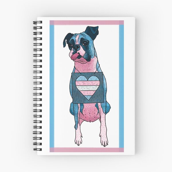 Item preview, Transgender Boxer Dog Trans Pride Flag designed and sold by kylepeterart.