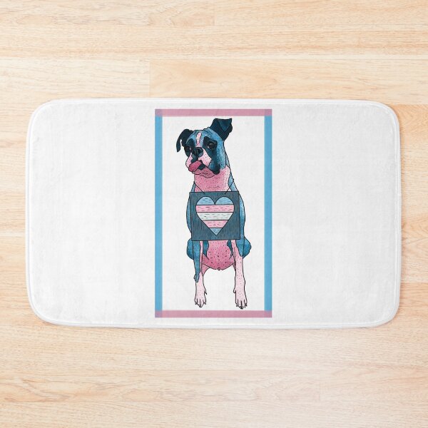 Item preview, Transgender Boxer Dog Trans Pride Flag designed and sold by kylepeterart.
