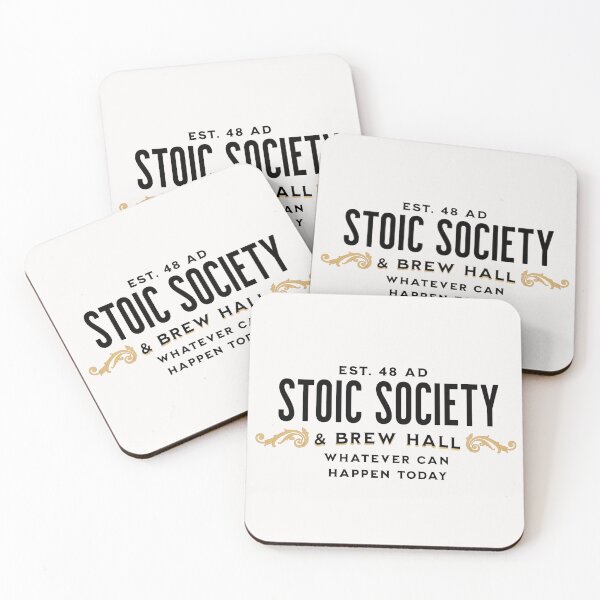 Item preview, Stoic Society and Brew Hall - pithy shirt designed and sold by hardscuffle.