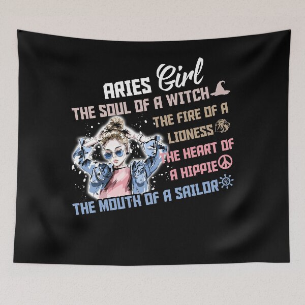 Item preview, Aries Girl The Soul Of A Witch designed and sold by hoangtrongkhiem.