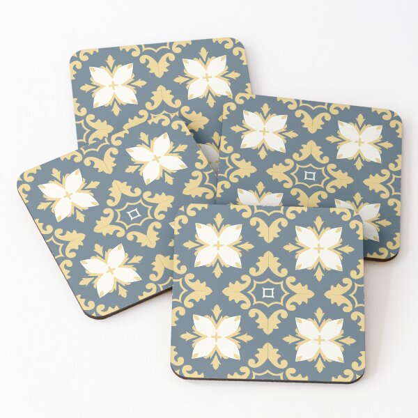 Item preview, Azulejo Tile - Colorful Azulejo - Yellow tile designed and sold by NotUrAverageART.