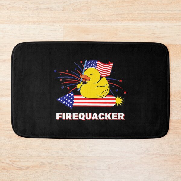 Item preview, Fourth Of July USA Patriotic Firecracker Rubber Duck  designed and sold by jessicaamazon.