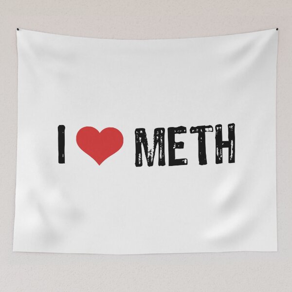Aperçu de l'œuvre J'aime la méthamphétamine créée et vendue par The "I Love Everything" Shop.