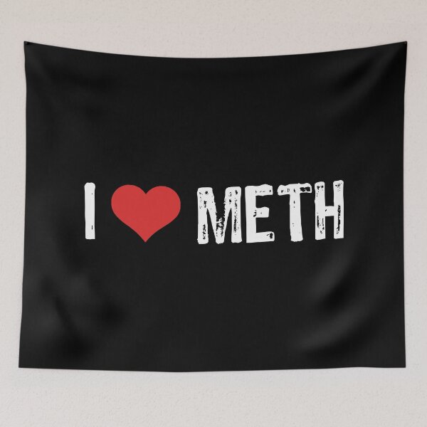 Aperçu de l'œuvre J'aime la méthamphétamine créée et vendue par The "I Love Everything" Shop.