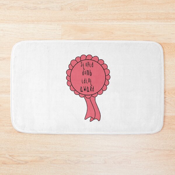 Item preview, Stupid dumb idiot award funny joke rosette designed and sold by Captain-Jackson.