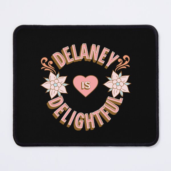 Item preview, Delaney is Delightful - First Names - Birthday Gifts - Alliteration Fans designed and sold by epicthoughts.