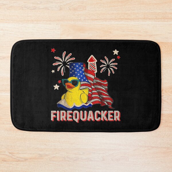 Item preview, Fourth Of July USA Patriotic Firecracker Rubber Duck  designed and sold by jessicaamazon.