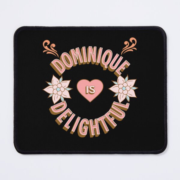 Item preview, Dominique is Delightful - First Names - Birthday Gifts - Alliteration Fans designed and sold by epicthoughts.