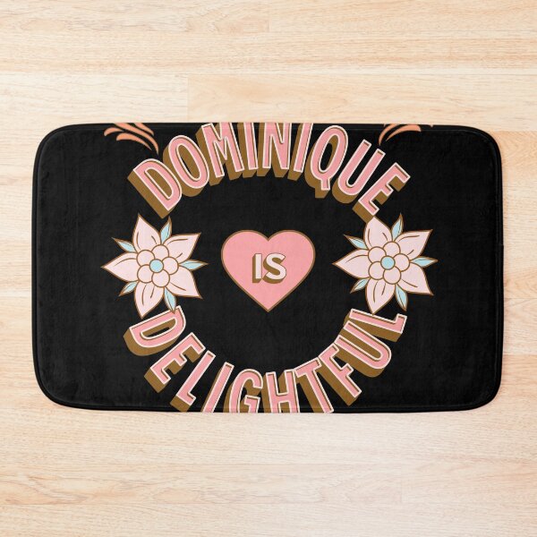 Item preview, Dominique is Delightful - First Names - Birthday Gifts - Alliteration Fans designed and sold by epicthoughts.