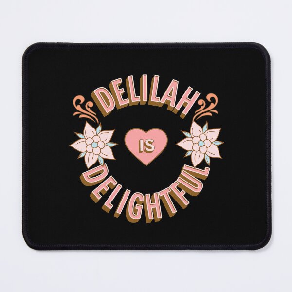 Item preview, Delilah is Delightful - First Names - Birthday Gifts - Alliteration Fans designed and sold by epicthoughts.