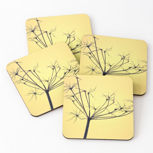 Item preview, Black branches on yellow background designed and sold by kadmil.