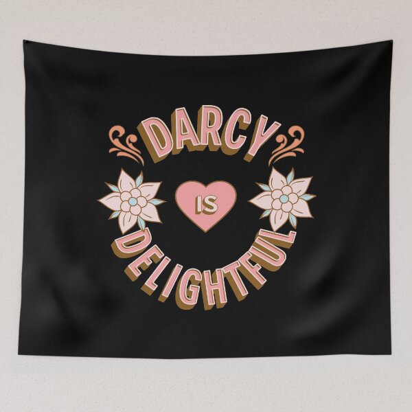 Item preview, Darcy is Delightful - First Names - Birthday Gifts - Alliteration Fans designed and sold by epicthoughts.
