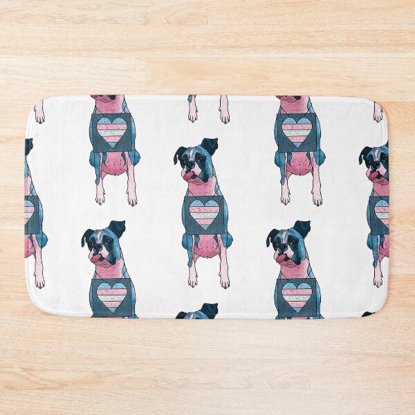 Item preview, Transgender Boxer Dog Trans Pride Flag  designed and sold by kylepeterart.