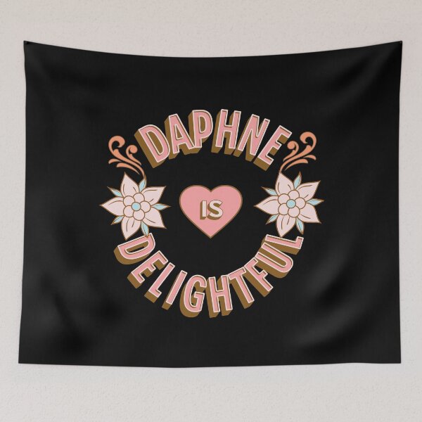 Item preview, Daphne is Delightful - First Names - Birthday Gifts - Alliteration Fans designed and sold by epicthoughts.