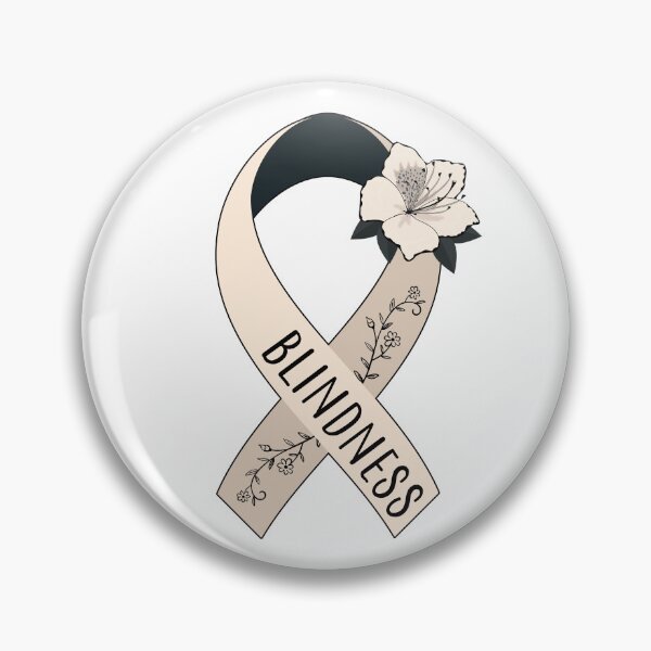 Item preview, Blindness Awareness, Blindness Ribbon designed and sold by AnsDesigns.