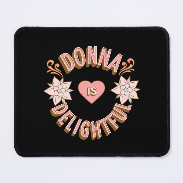 Item preview, Donna is Delightful - First Names - Birthday Gifts - Alliteration Fans designed and sold by epicthoughts.