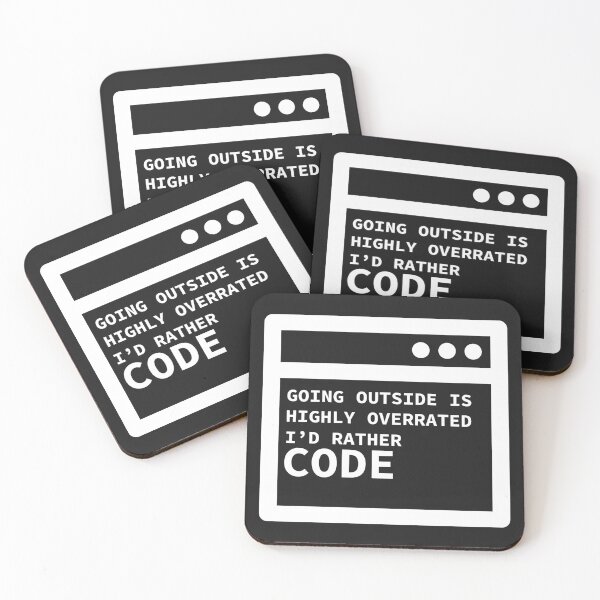 Item preview, Going Outside Is Highly Overrated - I'd Rather Code designed and sold by yoshra.