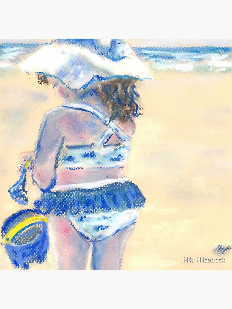 Little Chunky Thighs on the Beach (Pastel) by nikihilsabeck