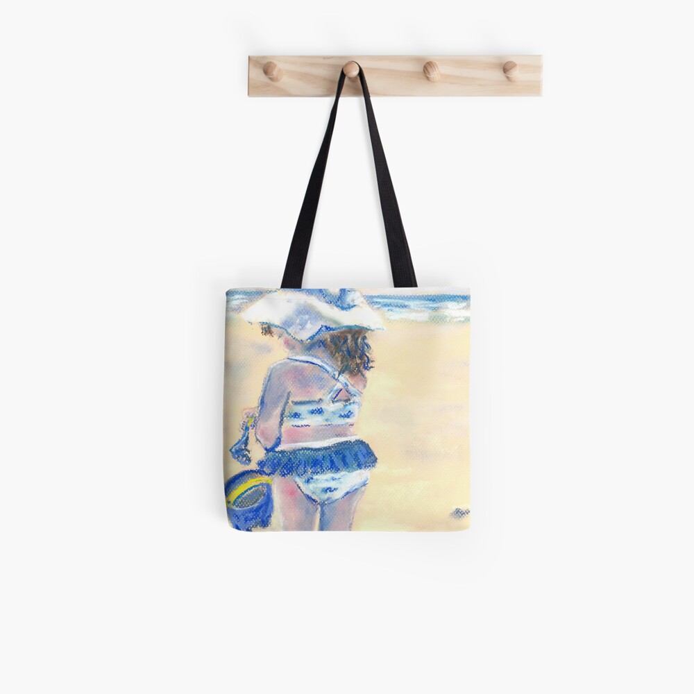 Little Chunky Thighs on the Beach (Pastel) Tote Bag