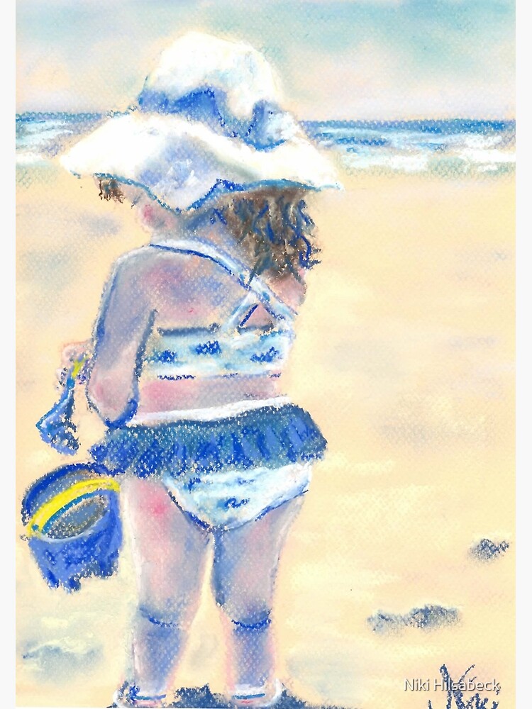 Little Chunky Thighs on the Beach (Pastel) by nikihilsabeck