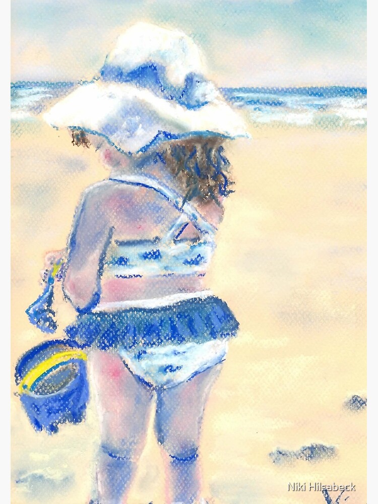 Little Chunky Thighs on the Beach (Pastel) by nikihilsabeck