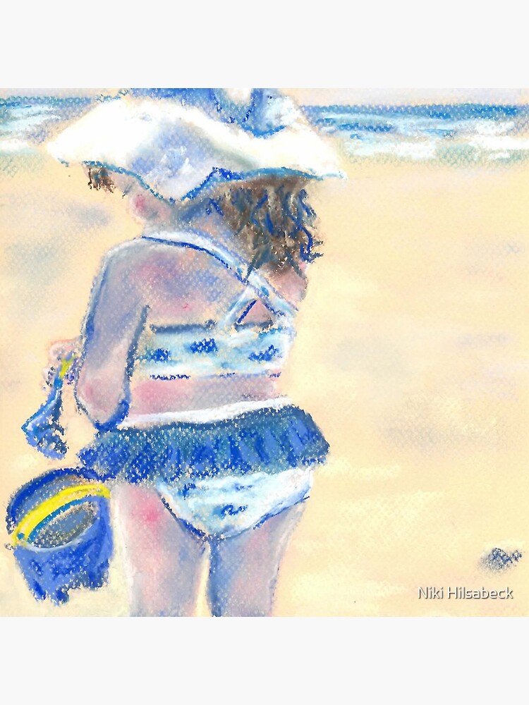 Little Chunky Thighs on the Beach (Pastel) by nikihilsabeck