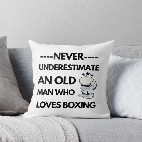 Item preview, never underestimate an old man who loves boxing designed and sold by yusufdehbi.