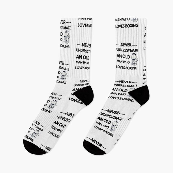 Item preview, never underestimate an old man who loves boxing designed and sold by yusufdehbi.