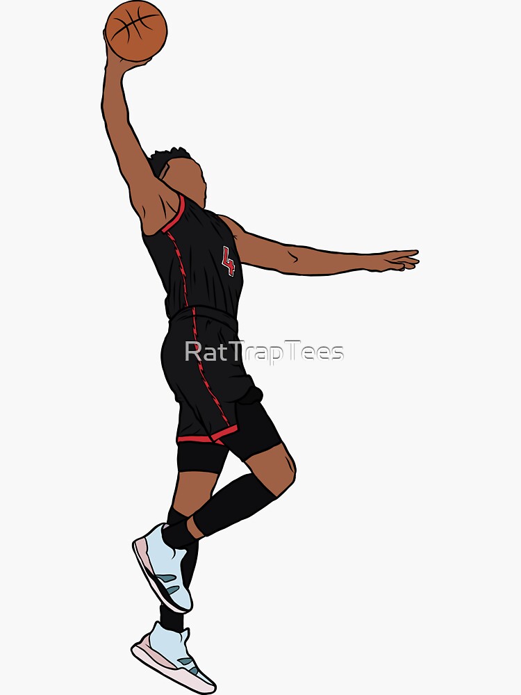 Scottie Barnes Dunk Sticker for Sale by RatTrapTees