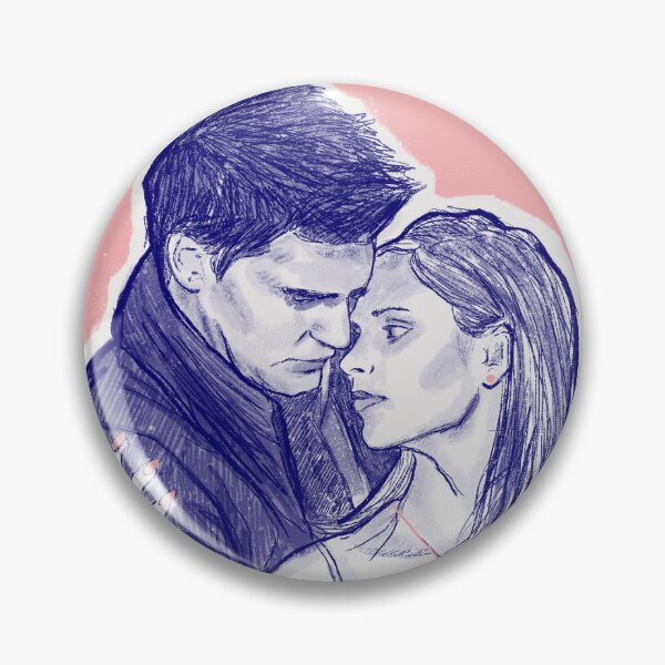 Item preview, Buffy the vampire slayer Buffy and Angel poster designed and sold by Spicysadnessgal.