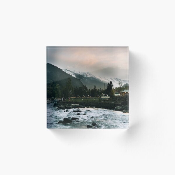 Item preview, Shiny of glory mountains X forest and River view designed and sold by lifestylein.
