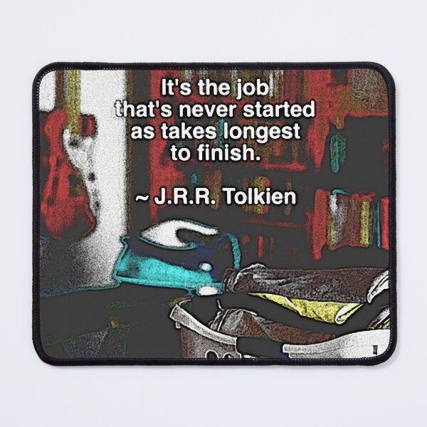 Item preview, The Job That's Never Started designed and sold by Emilyromrell.