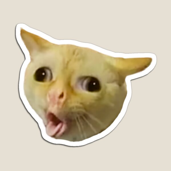 Vista previa del artículo con la obra «Meme gracioso de gato tosiendo», diseñado y vendido por fomodesigns.