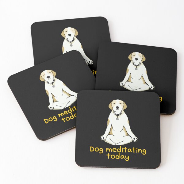 Item preview, Dog meditating today designed and sold by daddy-Lee.