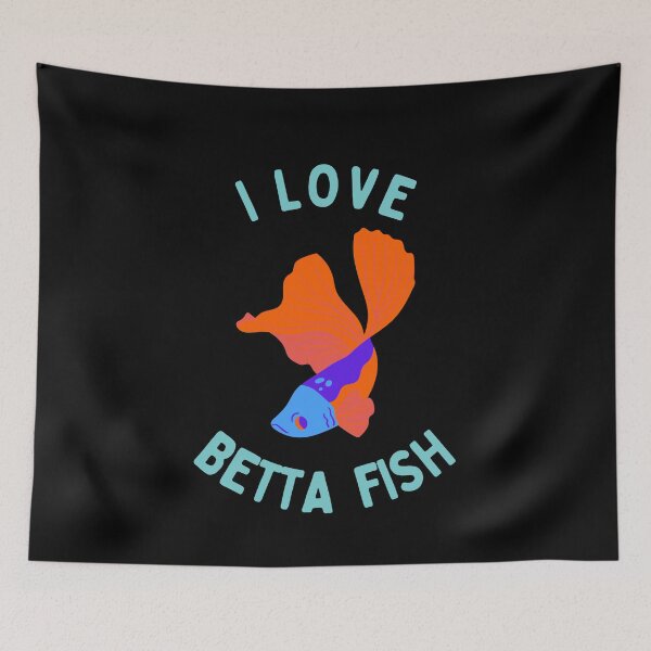 Item preview, I Love Betta Fish designed and sold by GasconyPassion.