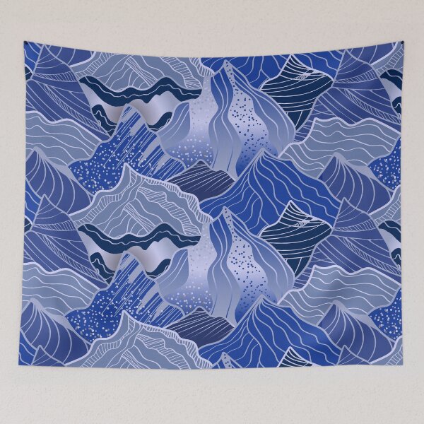 Item preview, Abstract mountain landscape designed and sold by ReflectedCrafts.